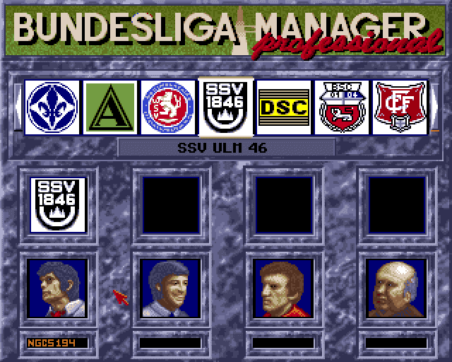 Bundesliga Manager Professional screenshot 4 for Amiga